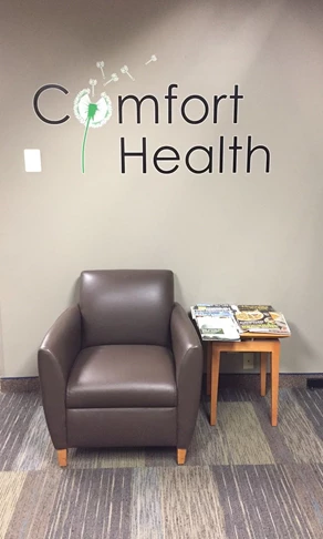 Vinyl Wall Graphics for Comfort Health in Bloomington MN